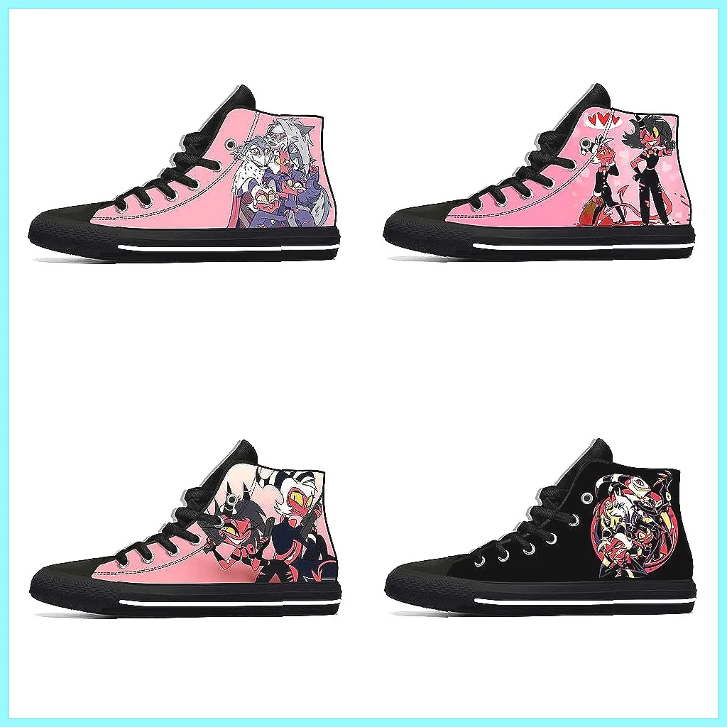 Men Shoes Boss - Boss Anime Cartoon High Top Sneakers,