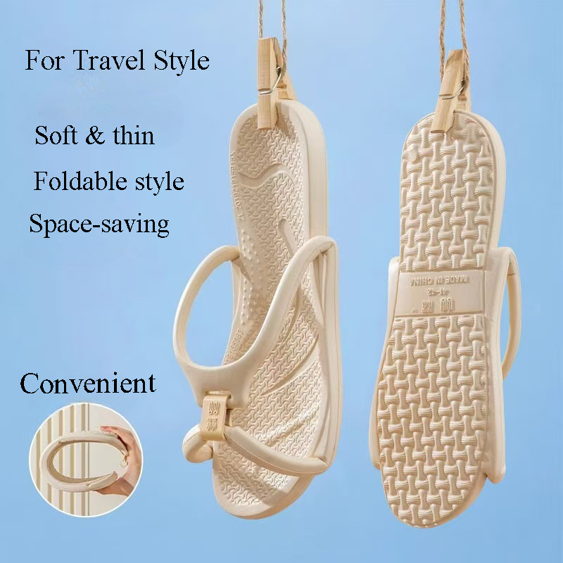 Men Shoes Size - Foldable Travel Slippers Unisex EVA Flip