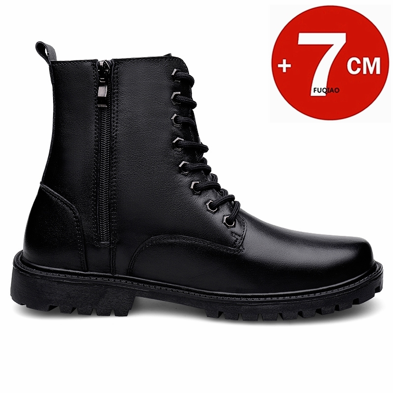 Men's Genuine Leather Elevator - Men Shoes Boss 评论和价格