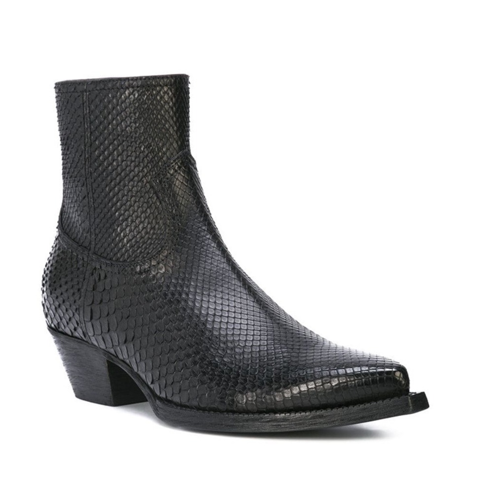 Man Chelsea Boots Genuine Leat - Men Shoes Boss 评论和价格