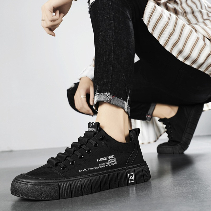 Men's Chunky Sole Low Top Canv - Men Shoes 2026 评论和价格