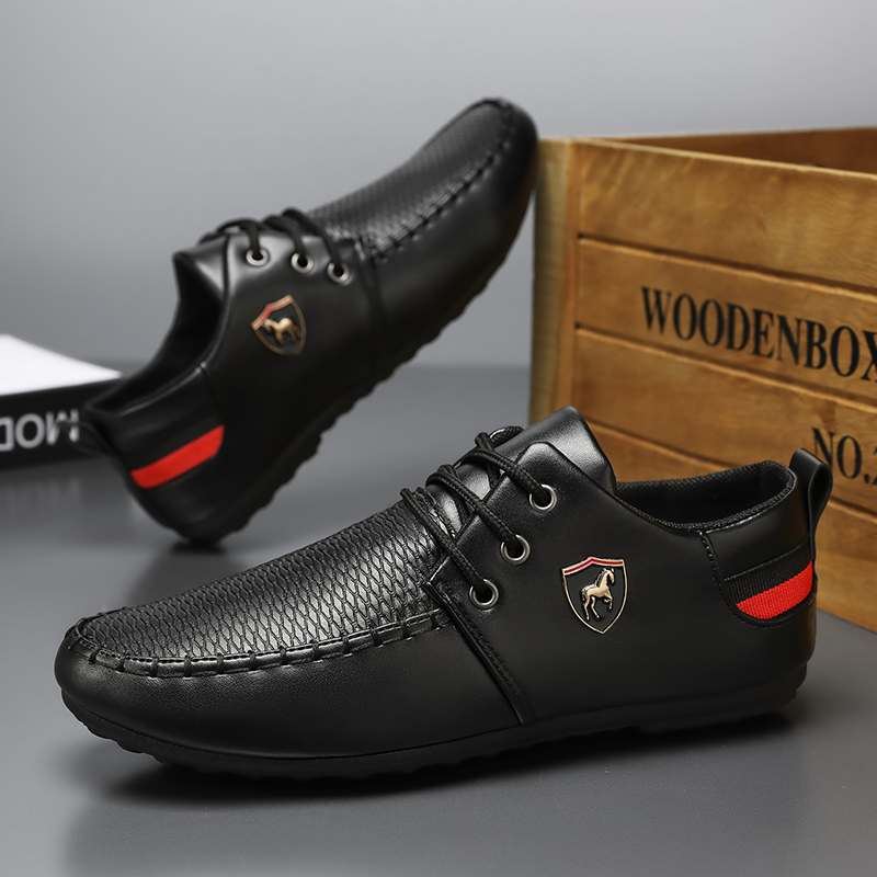 Men's Solid Color Business Cas - Men Shoes Boss 评论和价格