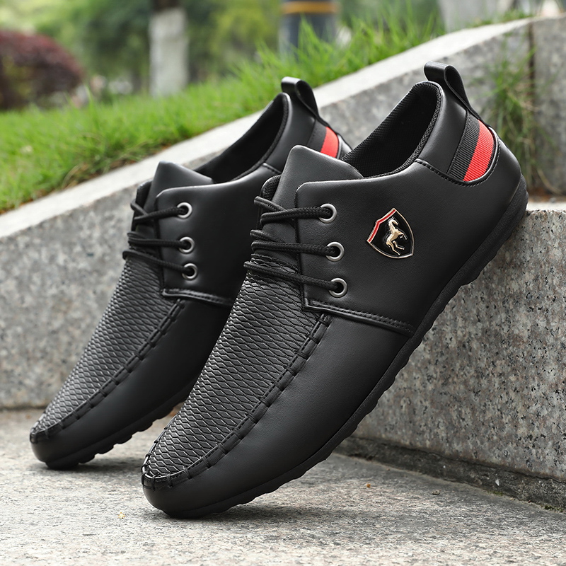 Men's Solid Color Business Cas - Men Shoes Boss 评论和价格