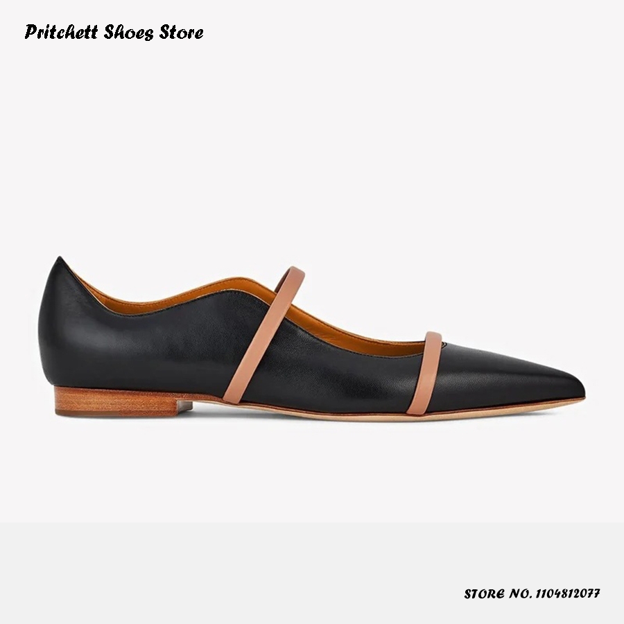Women's Dual-straps Leather Ba - Men Shoes Size 评论和价格