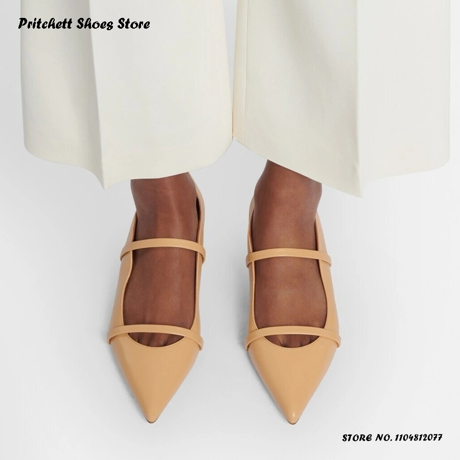 Women's Dual-straps Leather Ba - Men Shoes Size 评论和价格