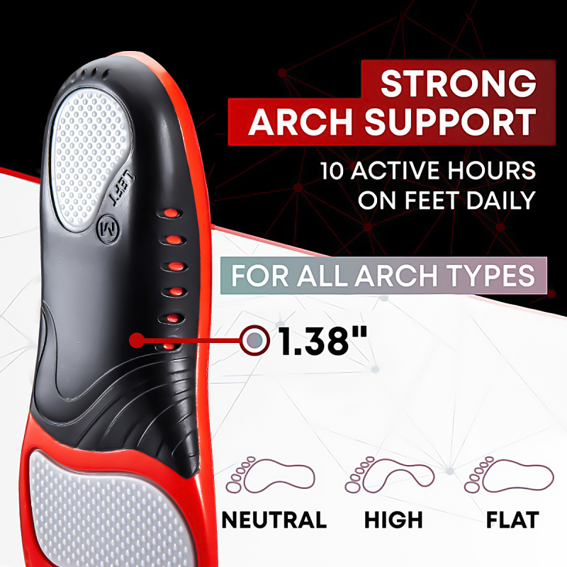 Premium Silicone Gel Insoles f - Men'S Shoes Plantar Fasciitis 评论和价格