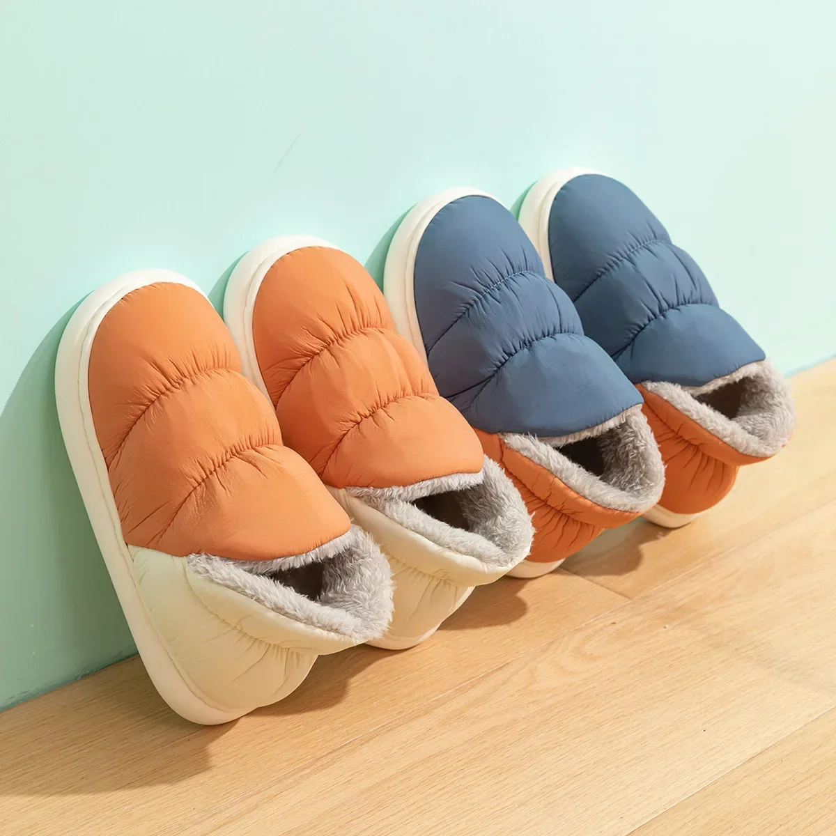 Women Men Slippers Winter Down - Men'S Shoes Comfort 评论和价格