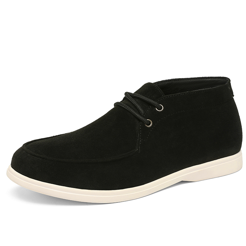 Classic British Style Suede Le - Men'S Shoes No Laces 评论和价格