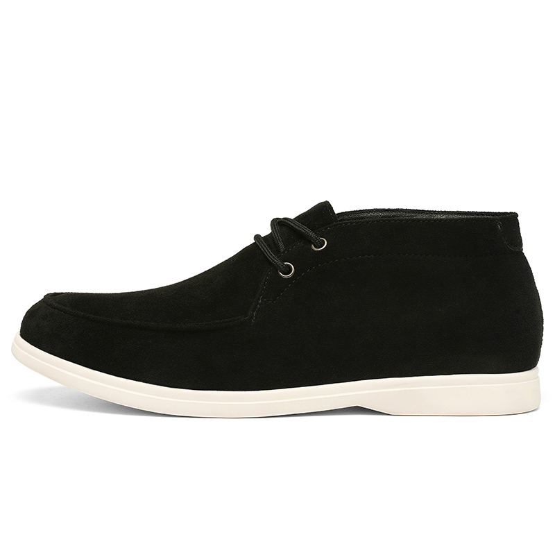 Classic British Style Suede Le - Men'S Shoes No Laces 评论和价格