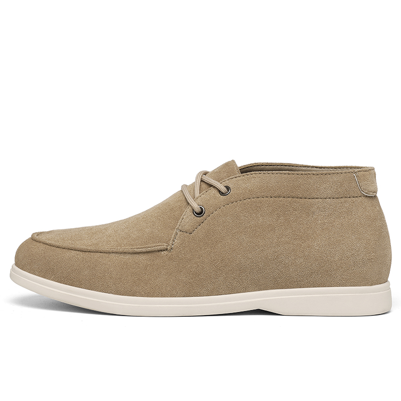 Classic British Style Suede Le - Men'S Shoes No Laces 评论和价格