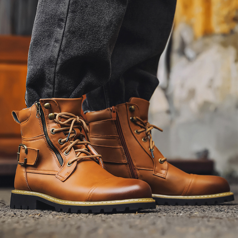 Quality Men Leather Boots Meta - Men Shoes Boss 评论和价格