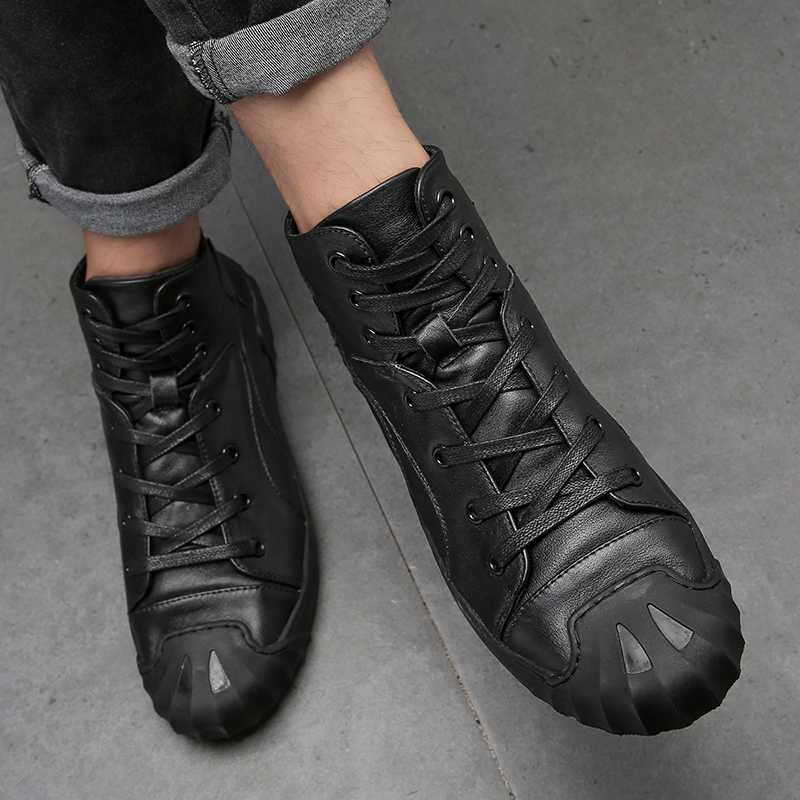 Genuine Leather Casual Short B - Men'S Shoes Loafers Casual 评论和价格