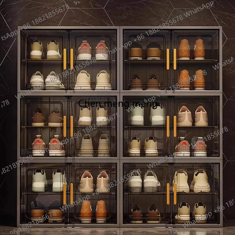 D5556  Men Transparent Shoe Ra - Men Shoes Rack 评论和价格