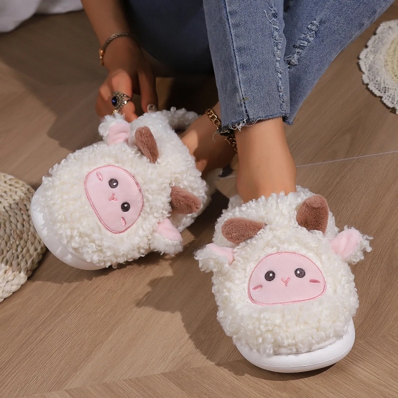 Winter Lovely Little Sheep Sli - Men Shoes Size To Women 评论和价格