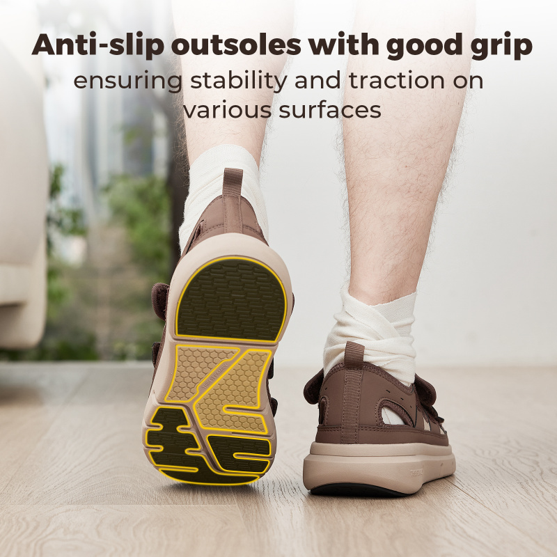 Summer Men'S Sandals Widened D - Men'S Shoes Plantar Fasciitis 评论和价格